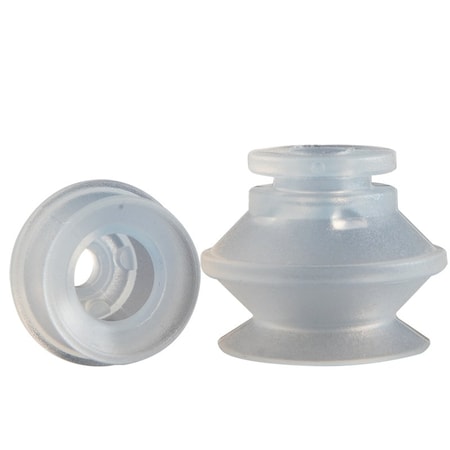 Fipa Bellows vacuum cup diam. 20 mm, Silicone transparent 23.020.026.2